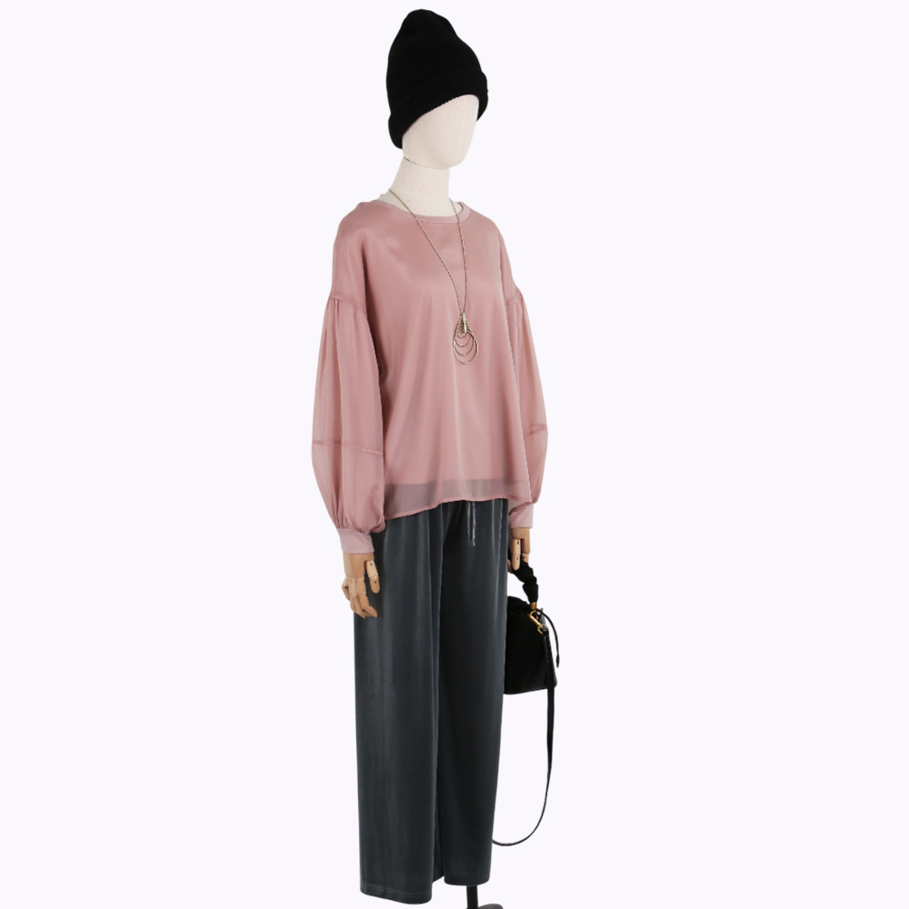 ARIES  浪漫甜美雙層網紗上衣