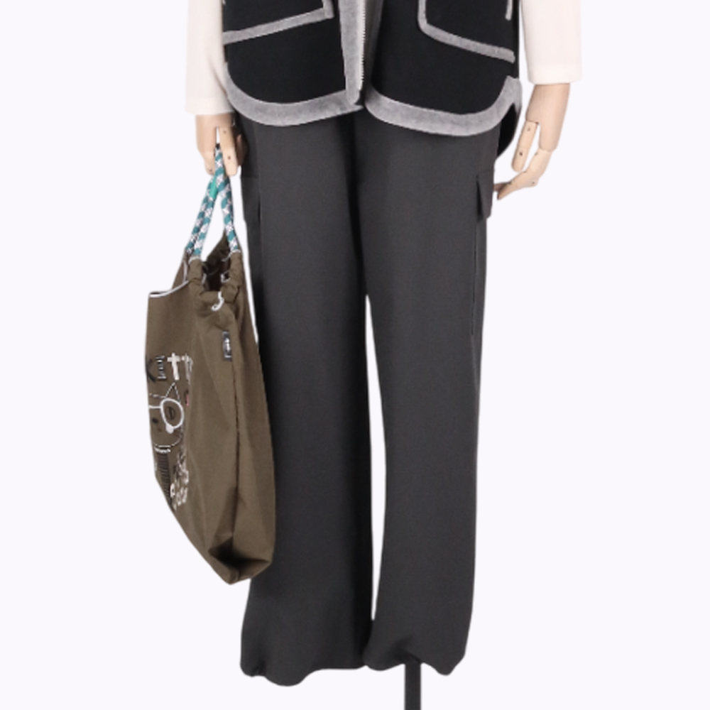 C`EST MOIJEU  簡約休工裝風休閒褲