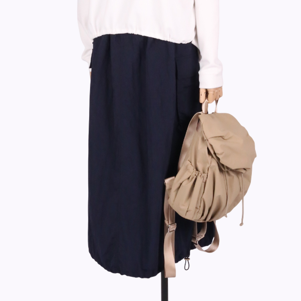 C`EST MOIJEU  休閒運動風抽繩長裙