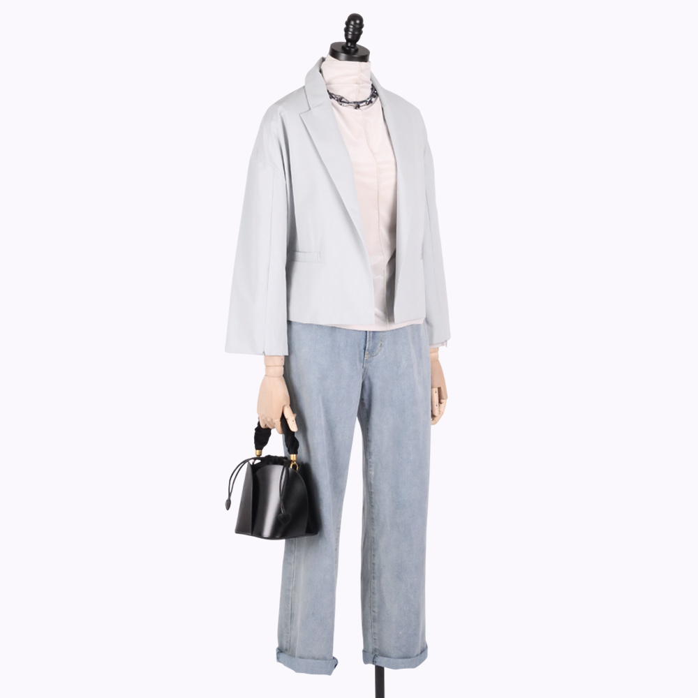 C`EST MOIJEU  知性簡約短版西裝外套