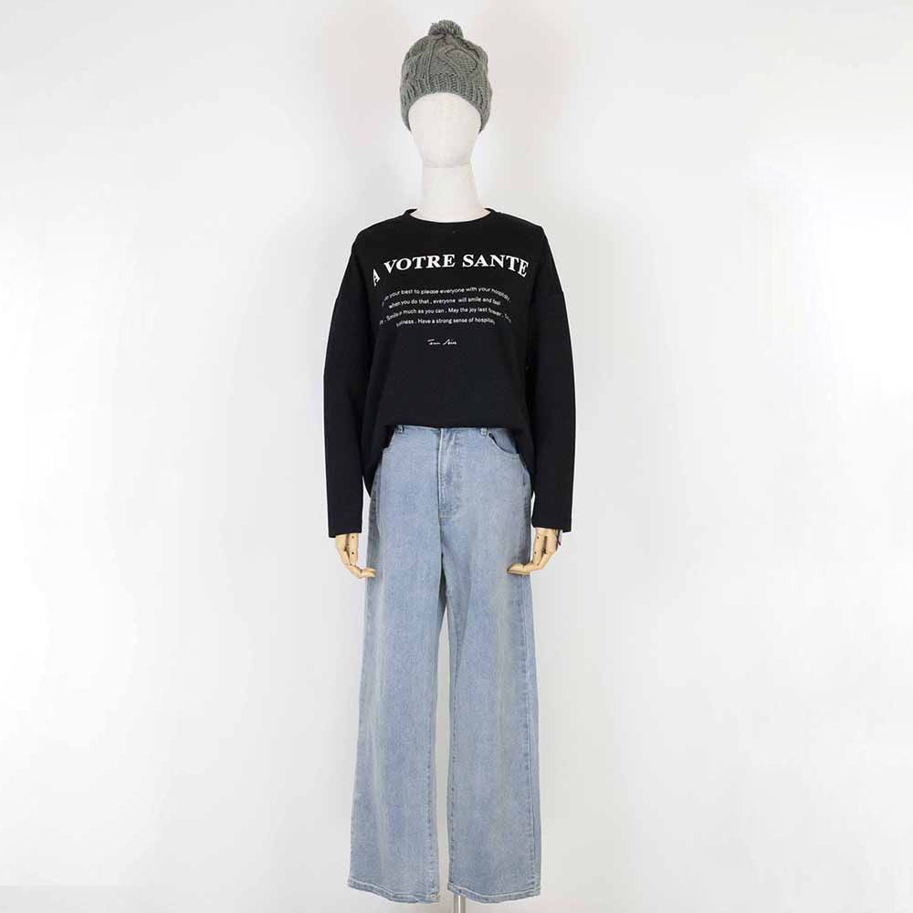 ARIES  休閒個性字母印花上衣