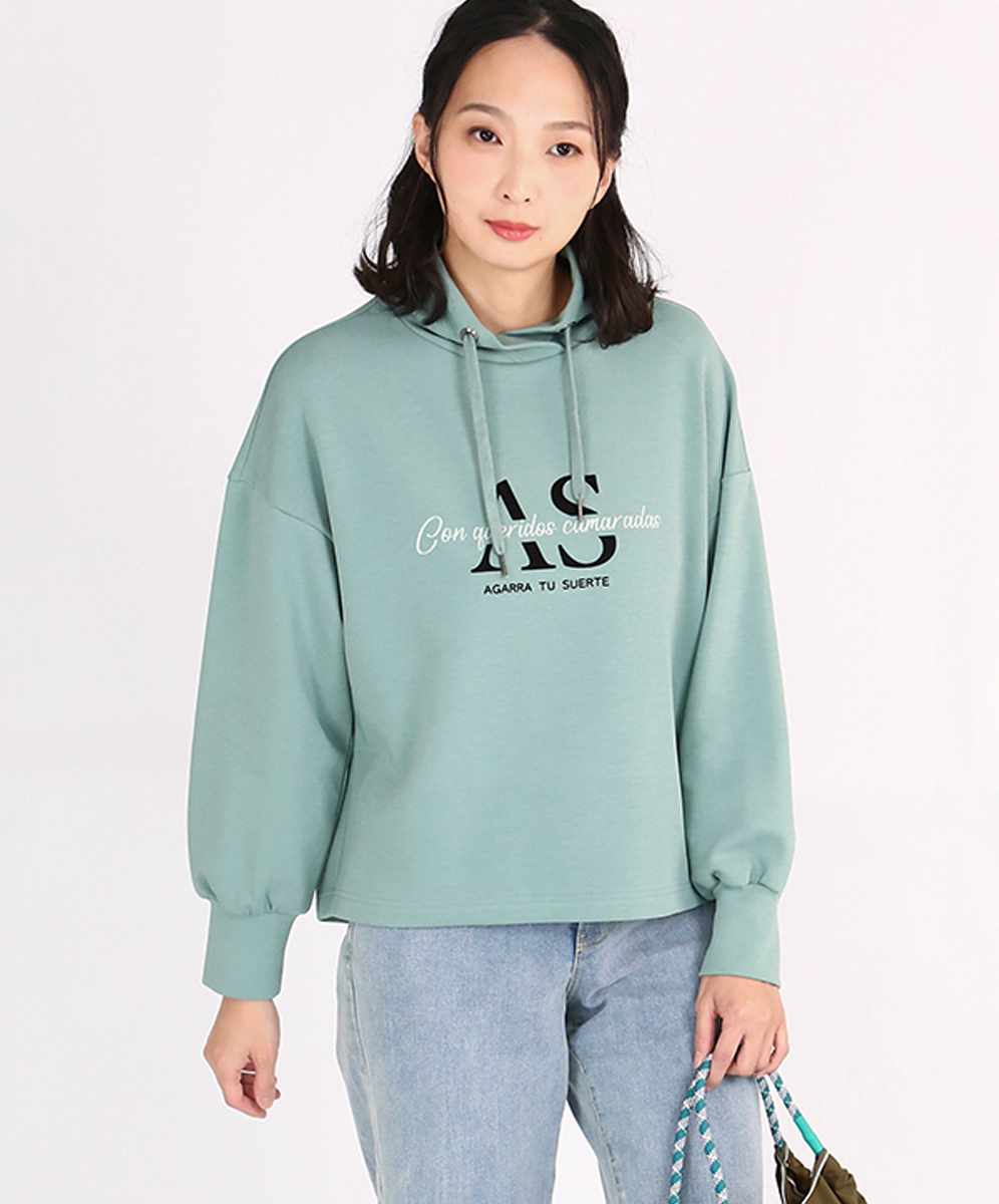 C`EST MOIJEU  率性簡約造型字母印花上衣