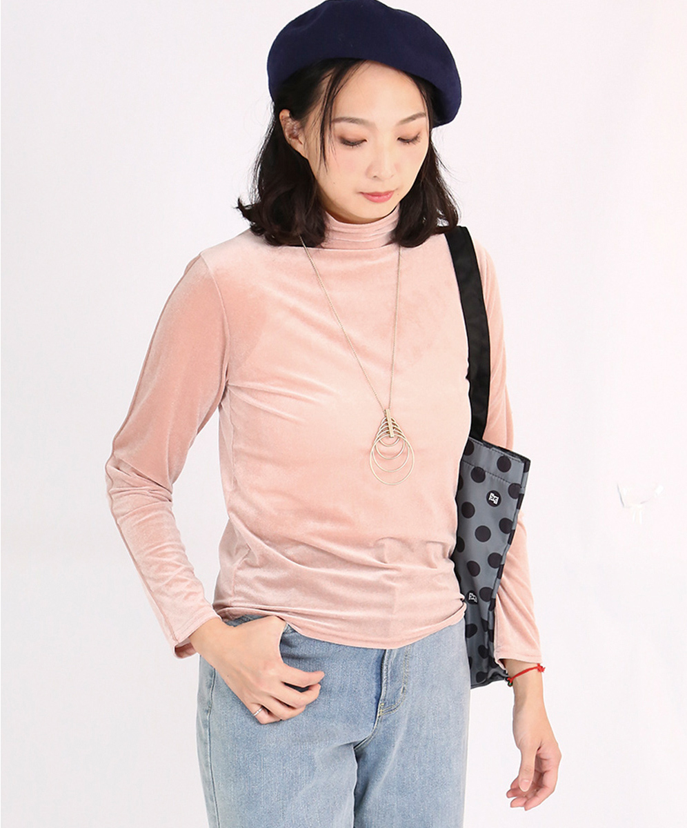 ARIES  簡約華麗高領上衣