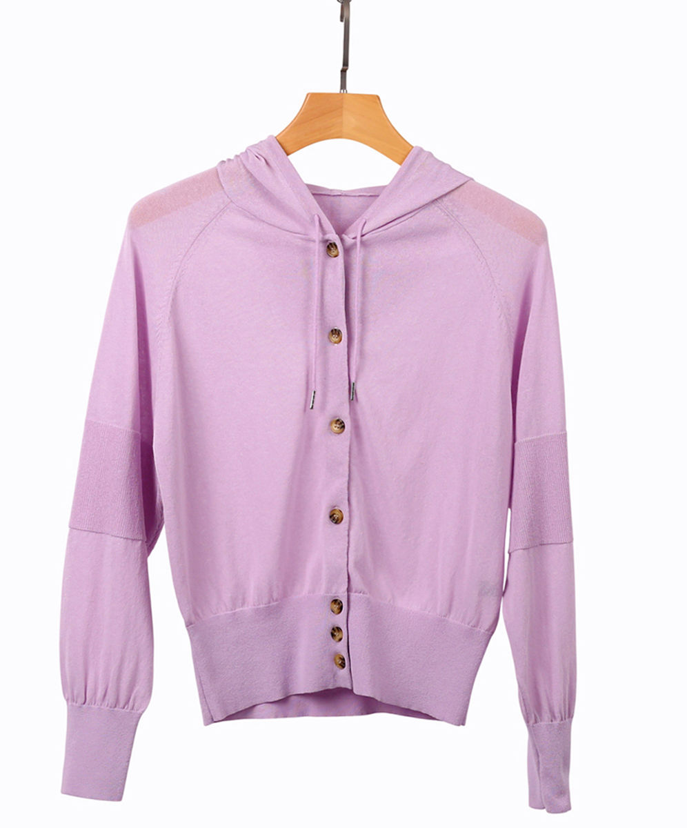 C`EST MOIJEU  甜美休閒連帽造型針織外套