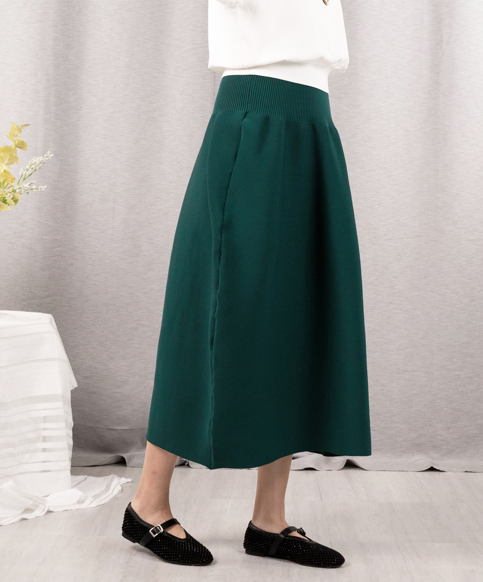 C`EST MOIJEU  知性典雅造型針織裙