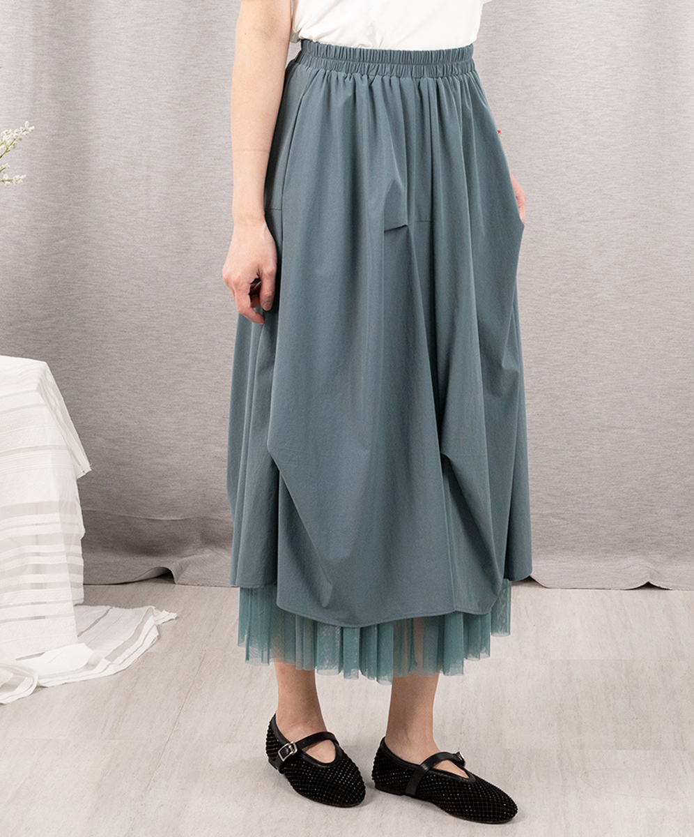 C`EST MOIJEU  甜美時尚造型雙層裙