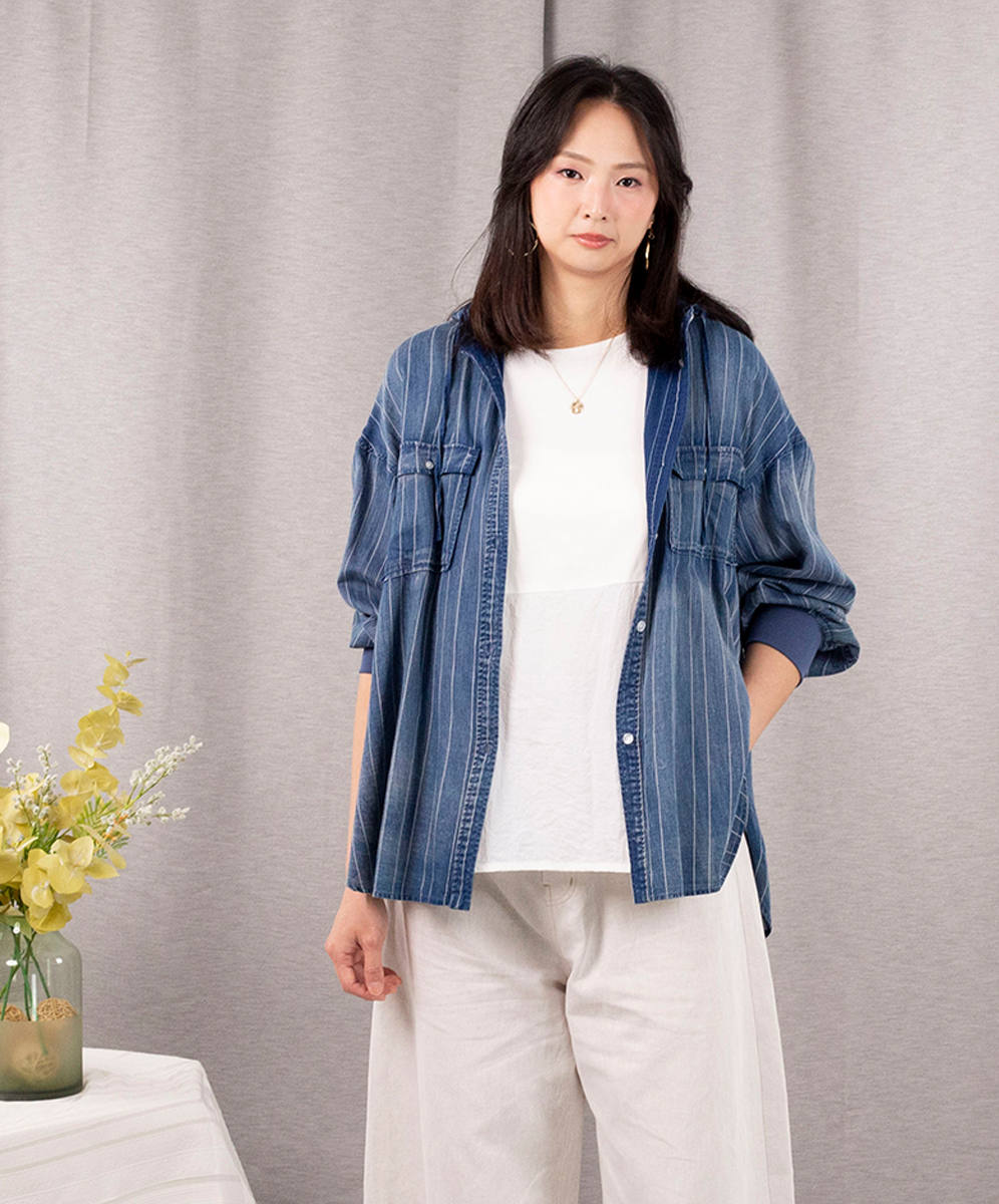 C`EST MOIJEU  簡約異素材剪接百搭背心